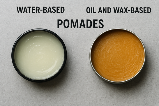 Water-based vs. Oil and Wax- based Pomades